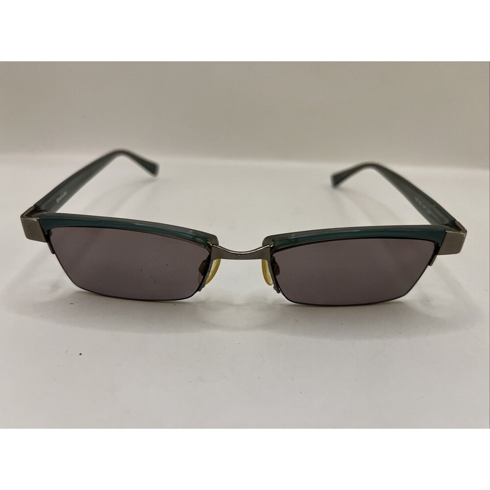 Brendel Eyeglasses 1608 70 Half Rim Designer Frames Only Green 51-18-140